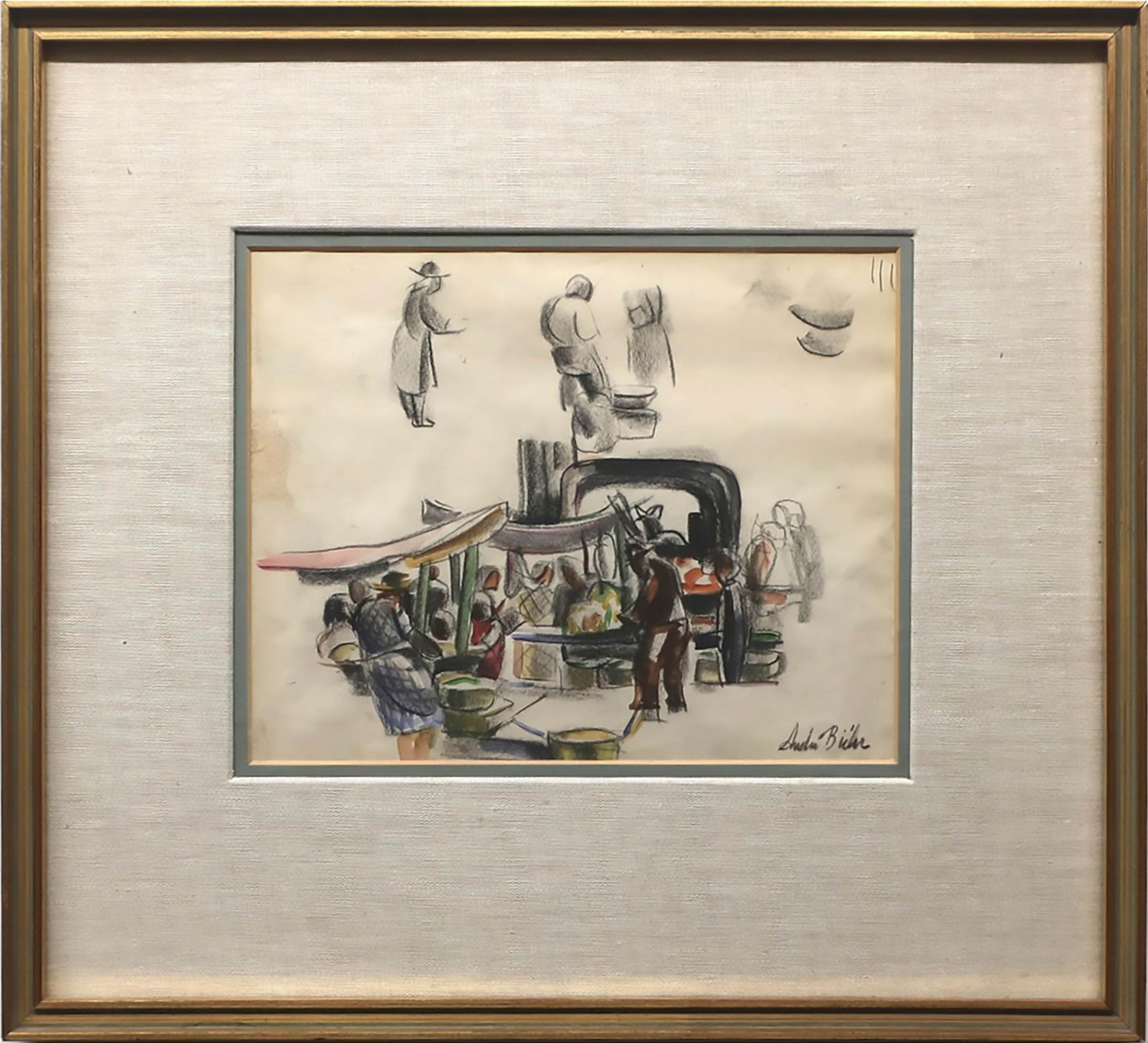 André Charles Biéler (1896-1989) - Market Scene