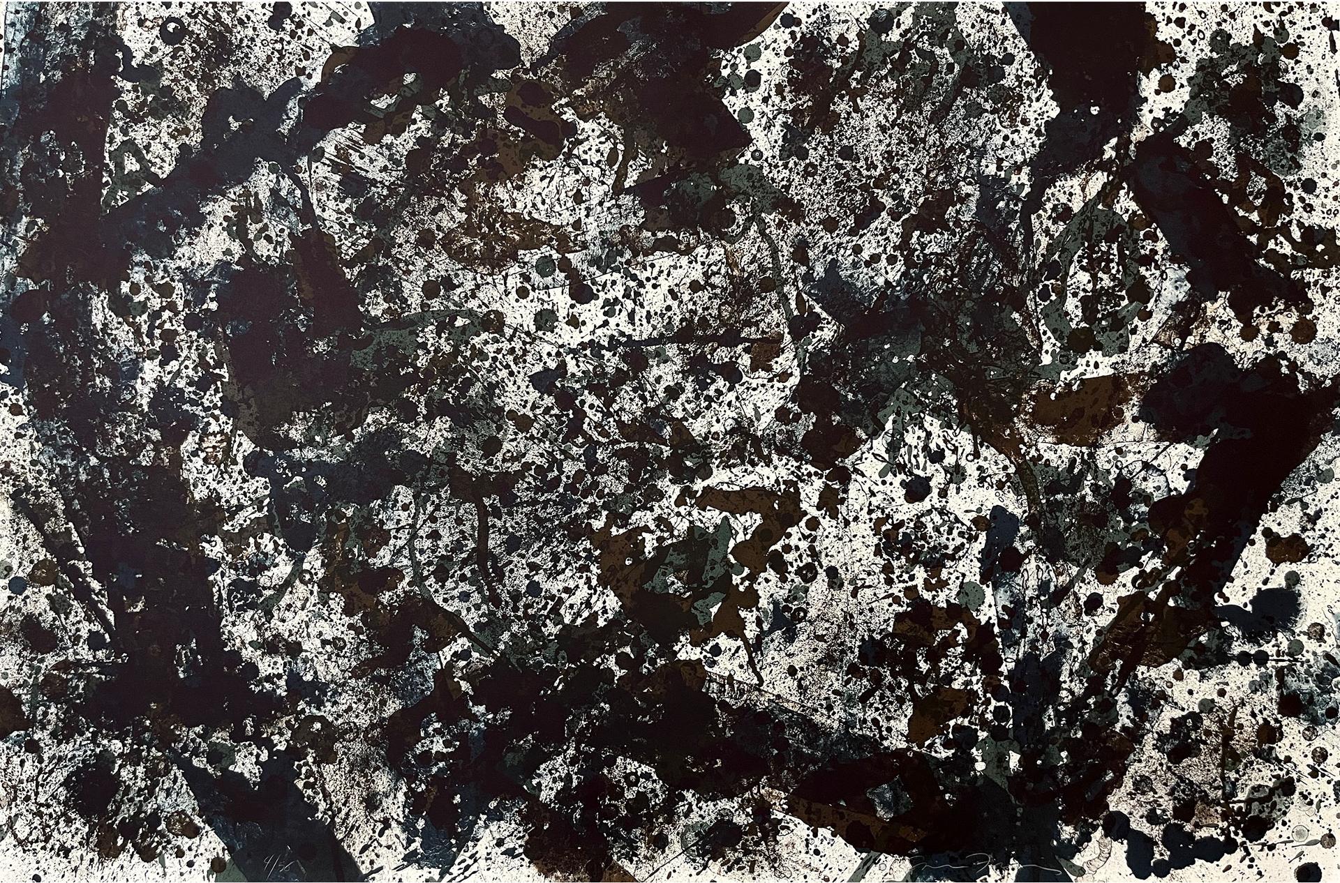 Sam Francis (1923-1994) - DARK CUP, 1973 [L. 160; SF-141]