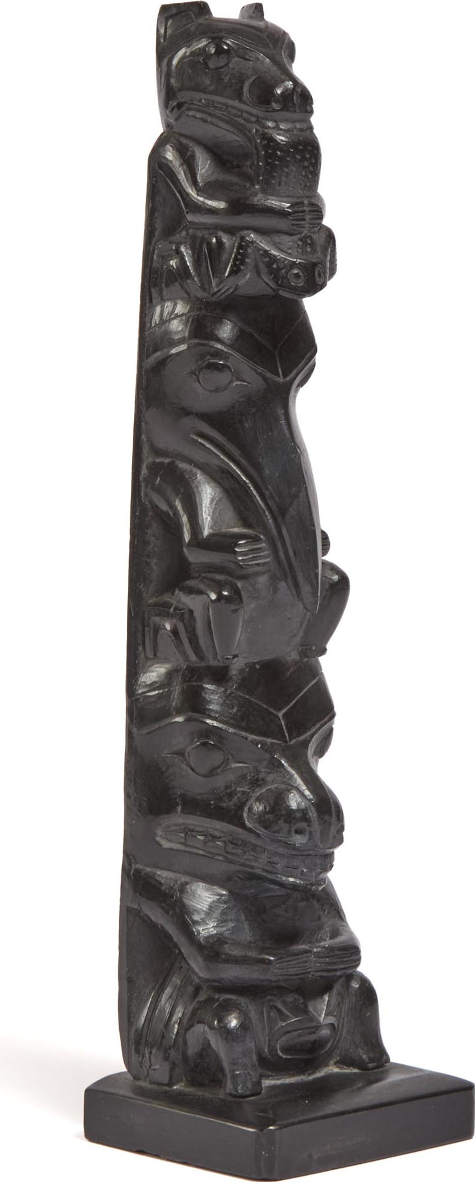 John Cross (1867-1939) - Model Totem Pole, Ca. 1900