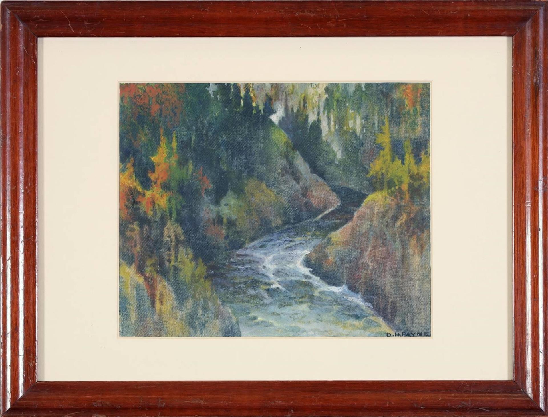 David Harold Payne (1890-1950) - Untitled, River Canyon
