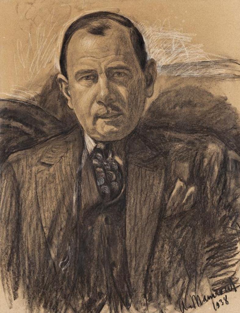 Abraham Manievich (1883-1942) - Portrait of a Textile Magnate