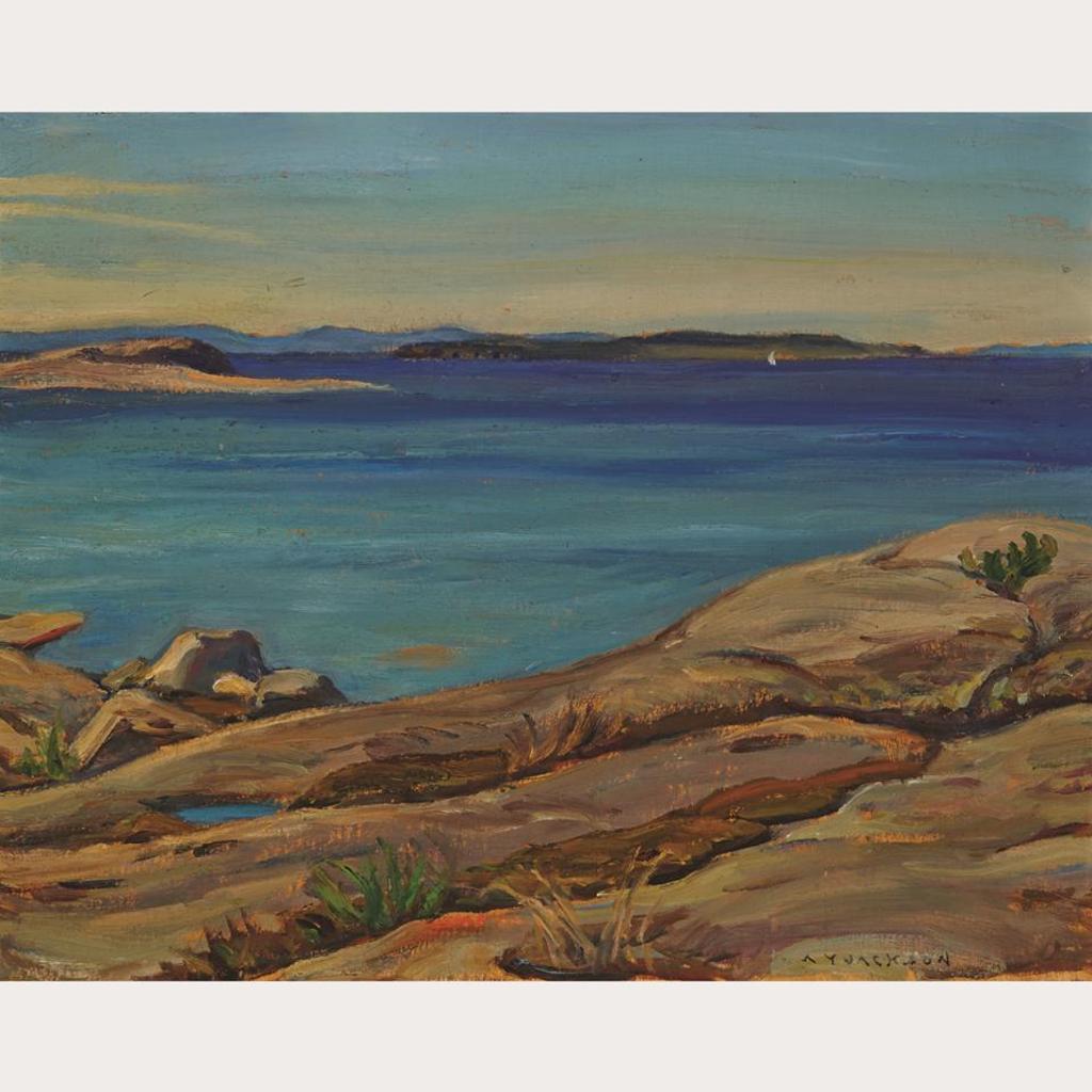 Alexander Young (A. Y.) Jackson (1882-1974) - Georgian Bay, Giants Tomb In Distance