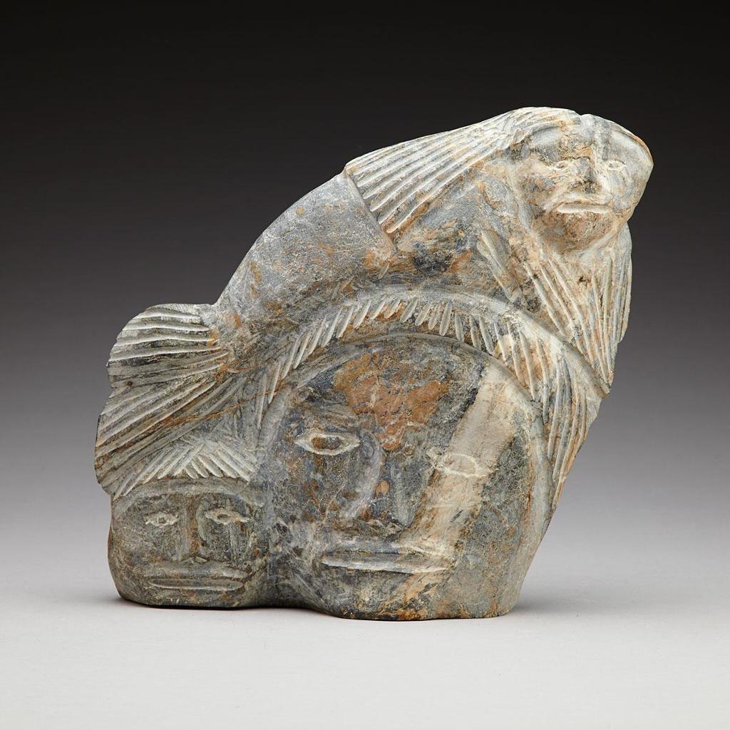 Paul Toolooktook (1947-2003) - Spirit Head With Sedna