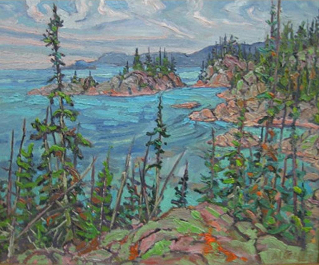 Lawrence Nickle (1931-2014) - North Arm Of Sinclair Cove And Cape Gargantua, Lake Superior