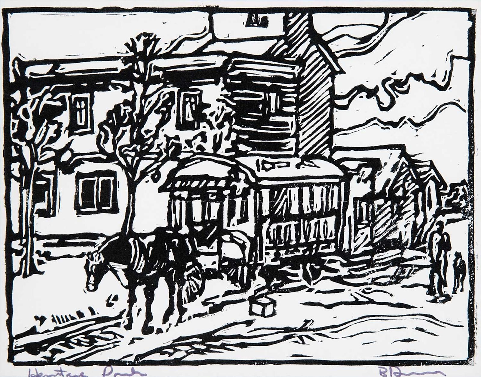 William (Bill) Duma (1936) - Heritage Park [Horse Drawn Wagon]