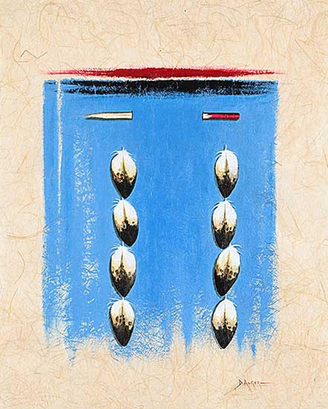 Dale Auger (1958-2008) - Untitled - 8 Feathers