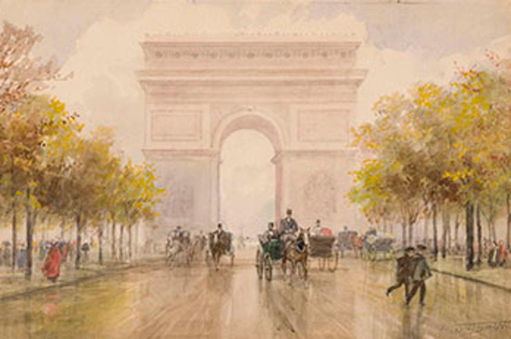 Frederic Martlett Bell-Smith (1846-1923) - The Arc de Triomphe, Paris