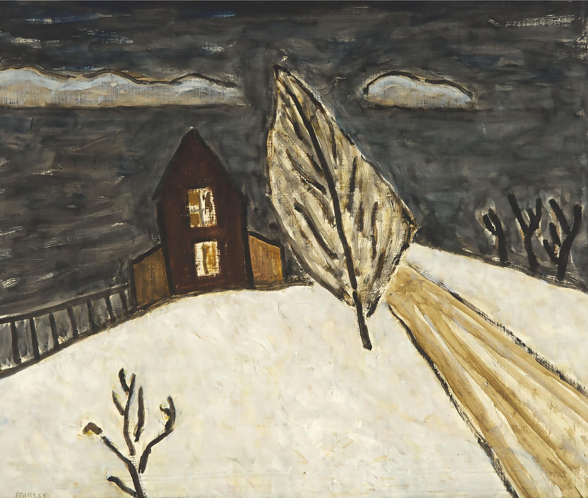 Barker Fairley (1887-1986) - Winter Night, 1971