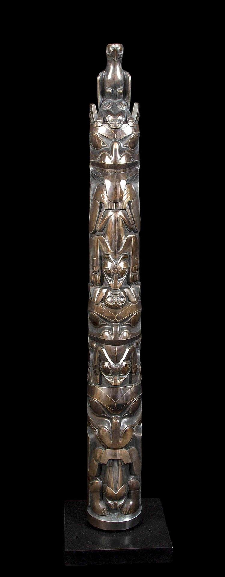 Jim Hart - a cast bronze model pole