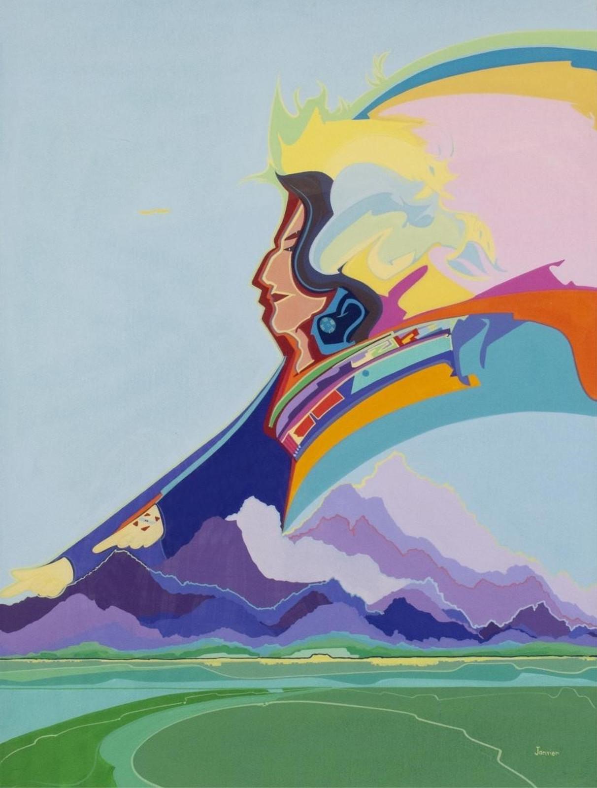 Alex Simeon Janvier (1935) - The Mover Of Mountains