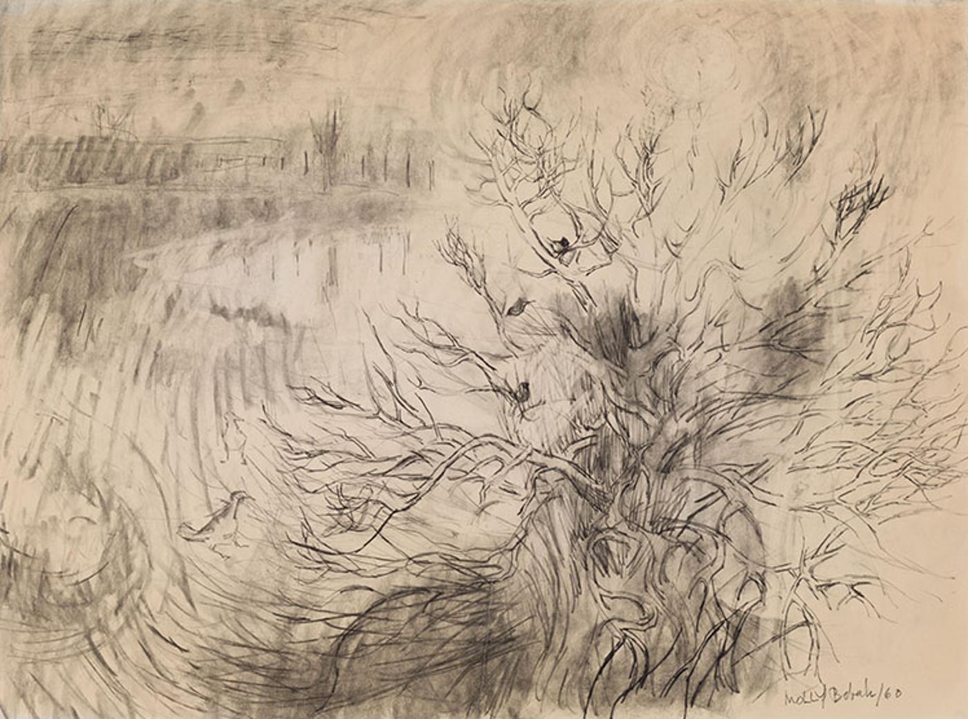 Molly Joan Lamb Bobak (1922-2014) - Spring, Vancouver Island