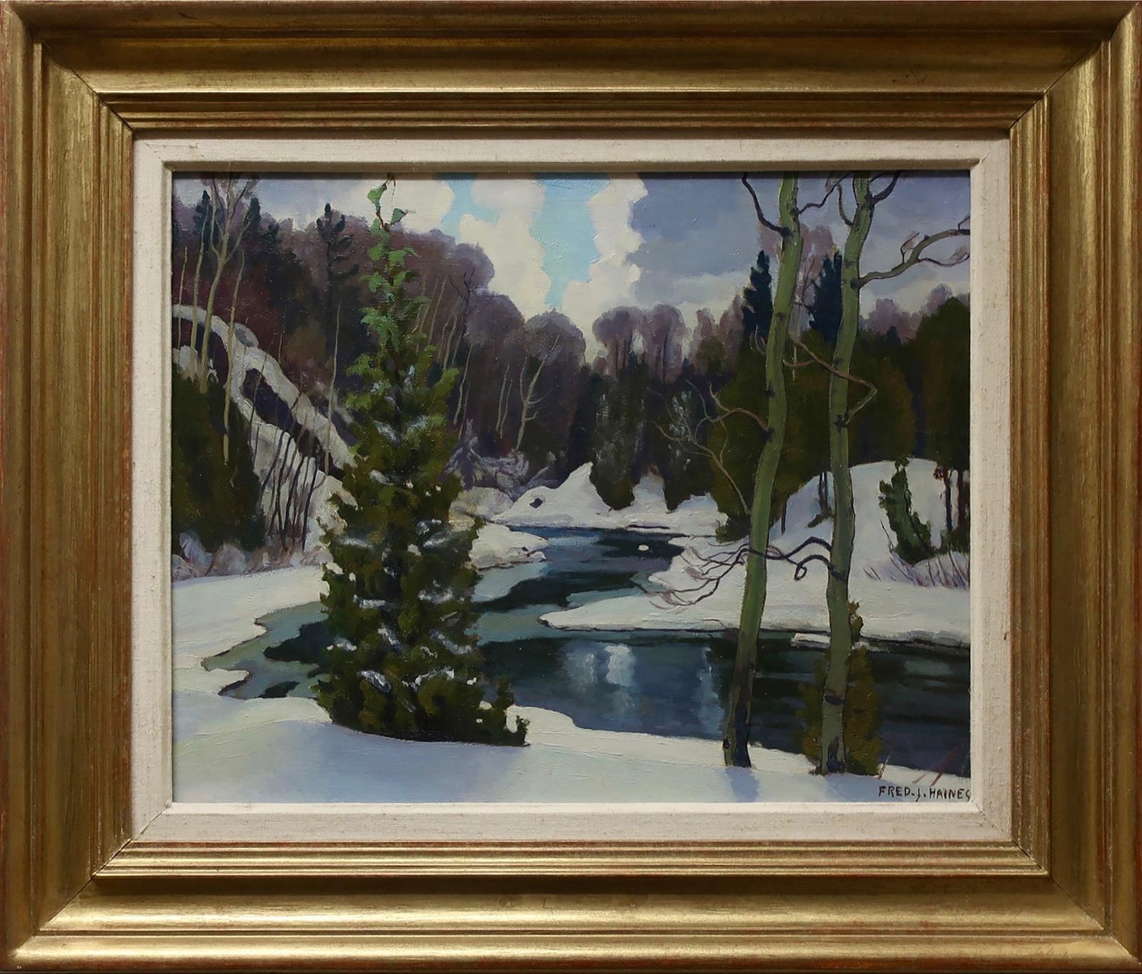 Frederick Stanley Haines (1879-1960) - Winter Stream