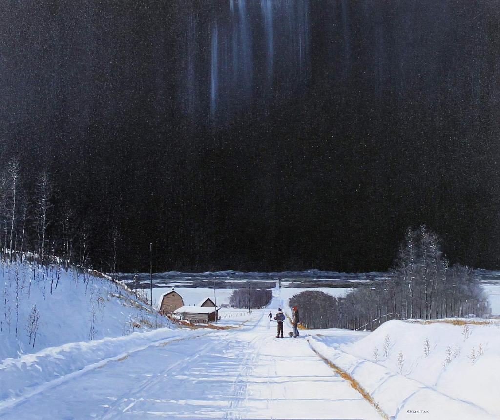 Peter Shostak (1943) - Tobagganing On A Clear Night
