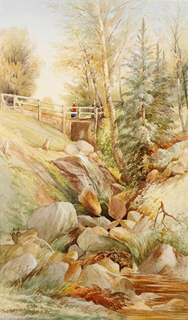 Forshaw Day (1837-1903) - A Waterfall Near Halifax, NS