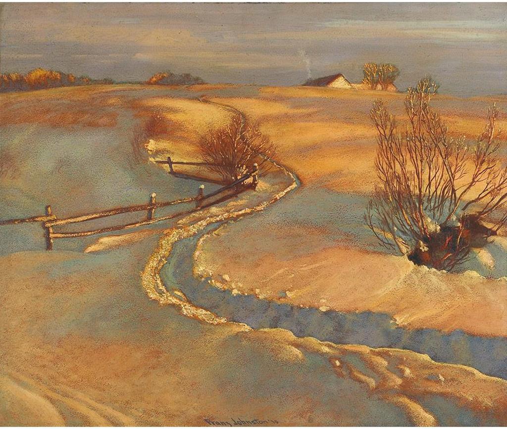 Frank (Franz) Hans Johnston (1888-1949) - Sundown, Winter
