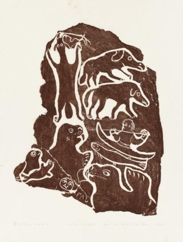 Annie Mikpiga (1900-1984) - Stonecut, 23/30