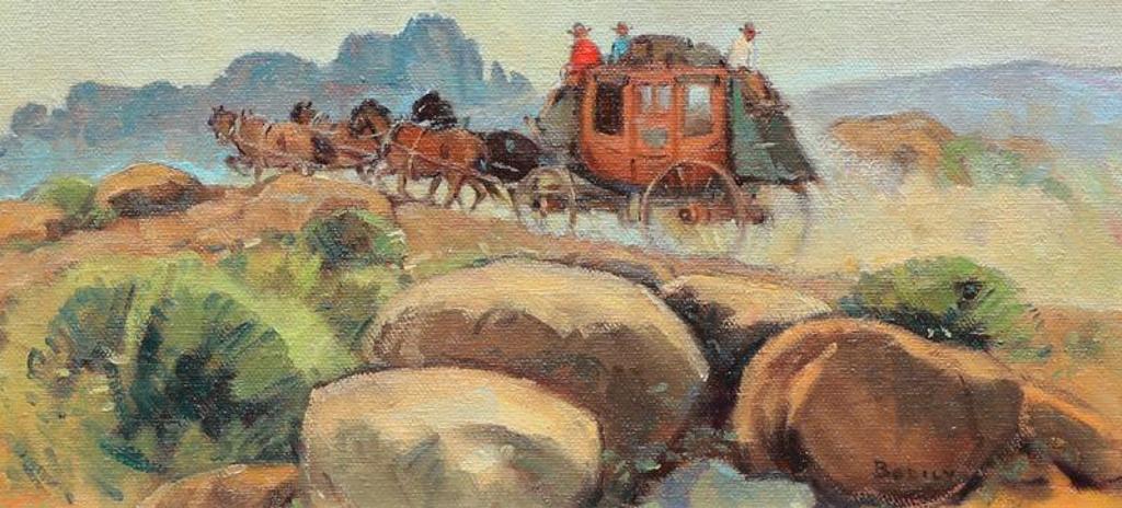 Sheryl Lamar Bodily (1936) - Stagecoach Heading West