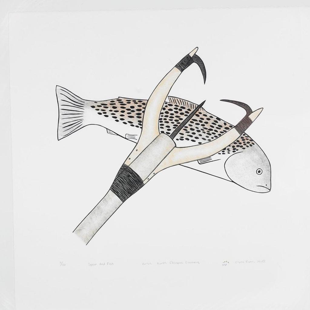 Elisapee Enuaraq (1955) - Spear And Fish