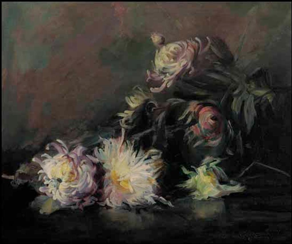 Laura Adelaine Muntz Lyall (1860-1930) - Chrysanthemums