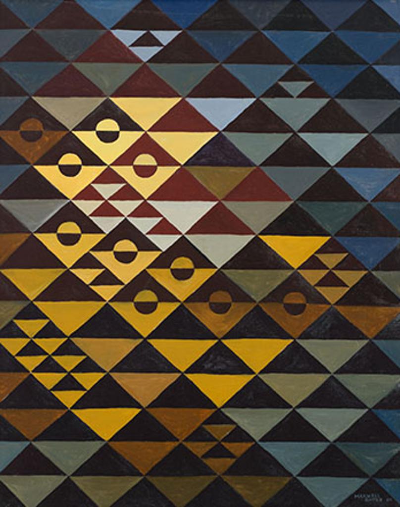 Maxwell Bennett Bates (1906-1980) - Facets One (Time Symbols)