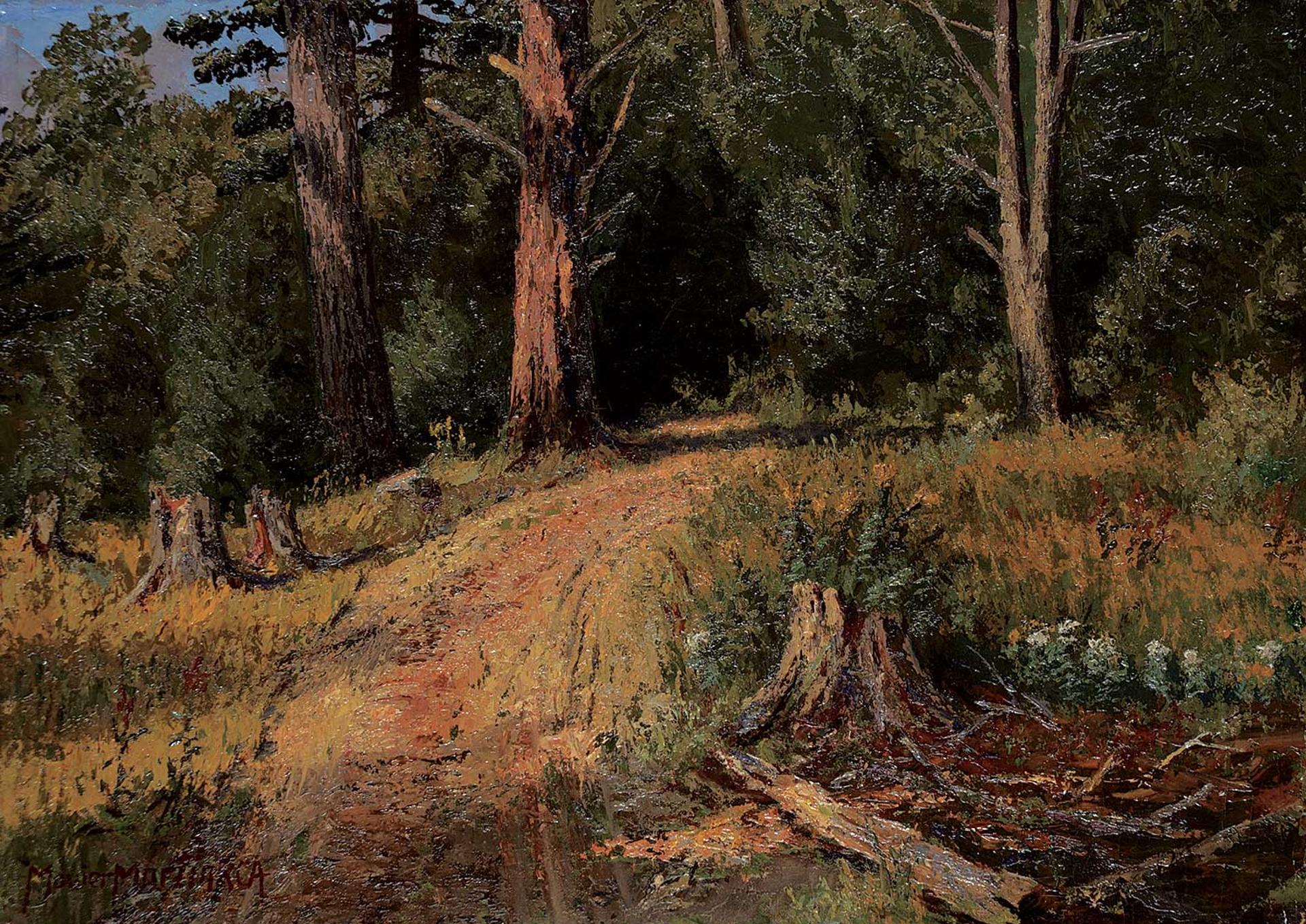 Thomas Mower Martin (1838-1934) - Road in the Woods - Ontario