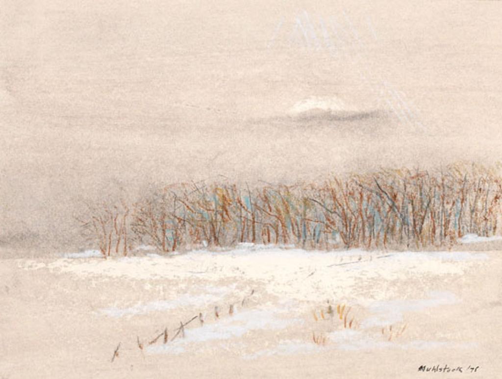 Louis Muhlstock (1904-2001) - Winter Landscape