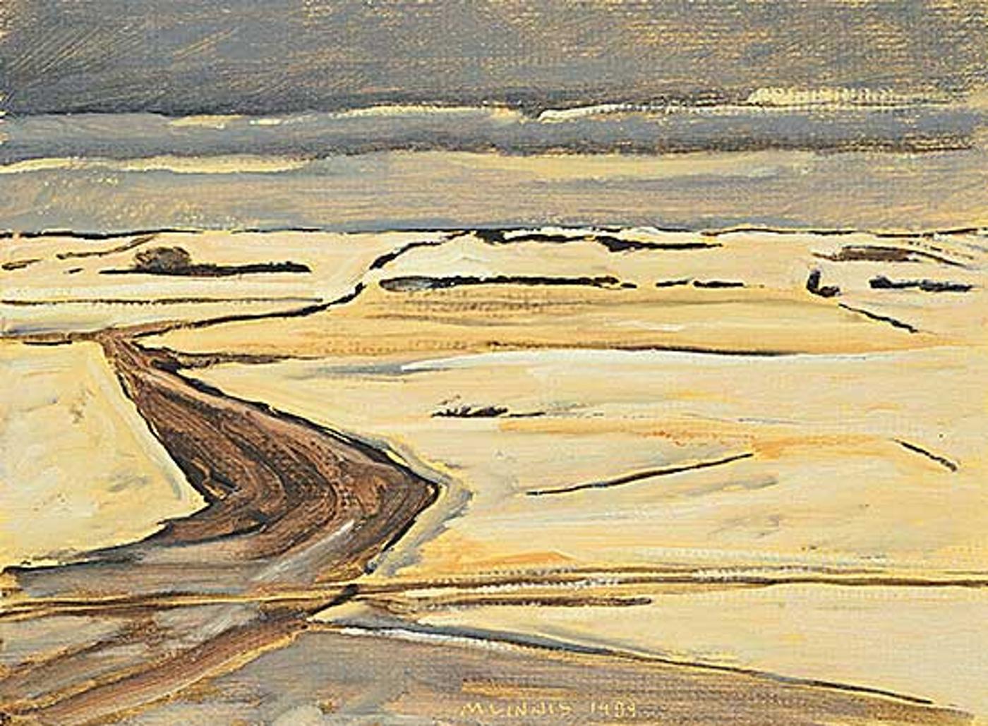 Robert Francis Michael McInnis (1942) - Road into Gull Lake, Day After a Blizzard