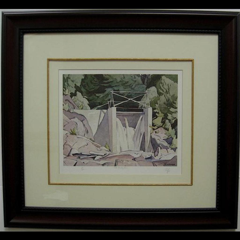 Alfred Joseph (A.J.) Casson (1898-1992) - Old Country Dam; Rock Study