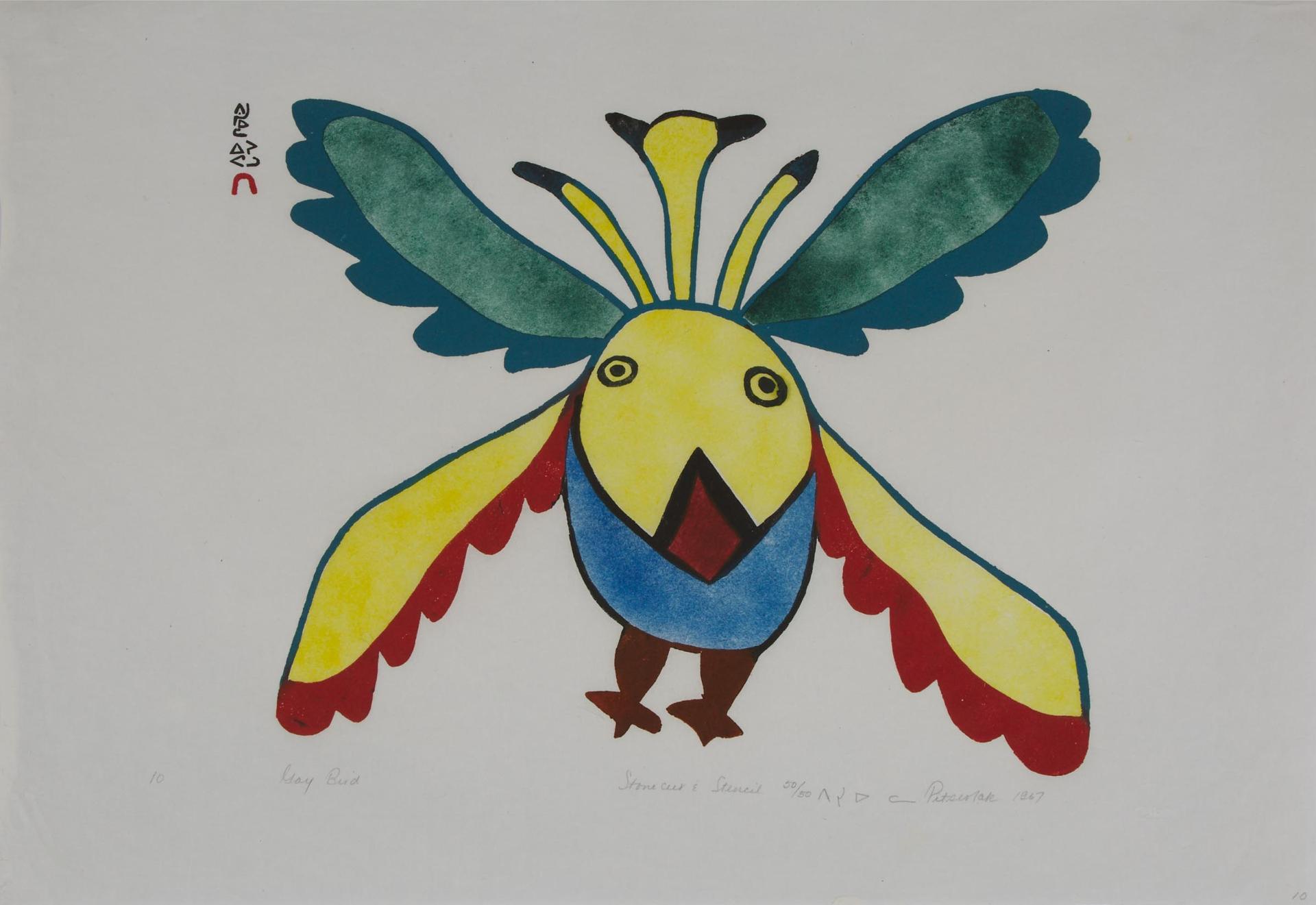 Pitseolak Ashoona (1904-1983) - Gay Bird