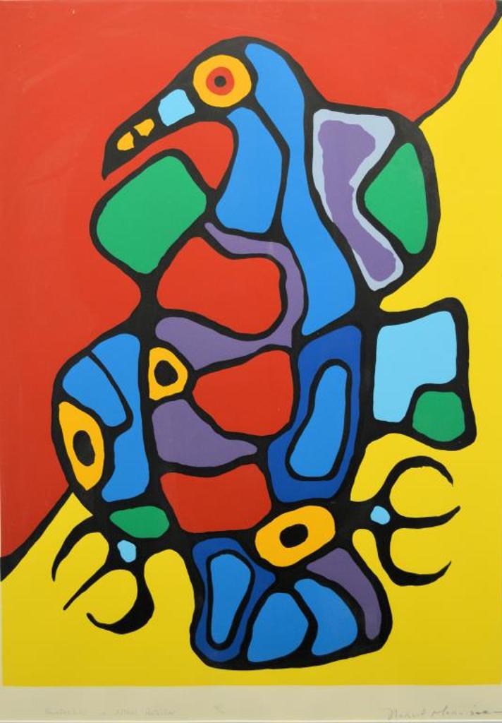 Norval H. Morrisseau (1931-2007) - Thunderbird in Abstract Projection