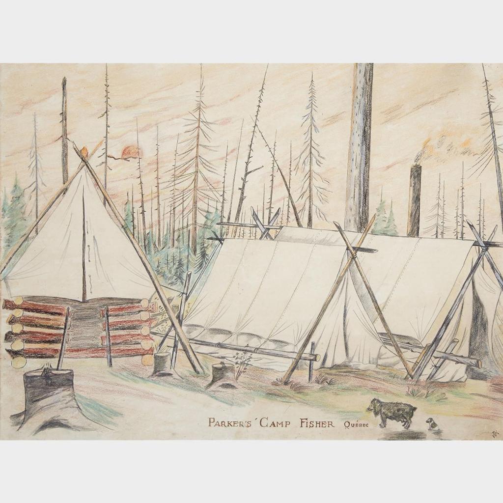 William Kurelek (1927-1977) - Parker’S Camp Fisher, Quebec