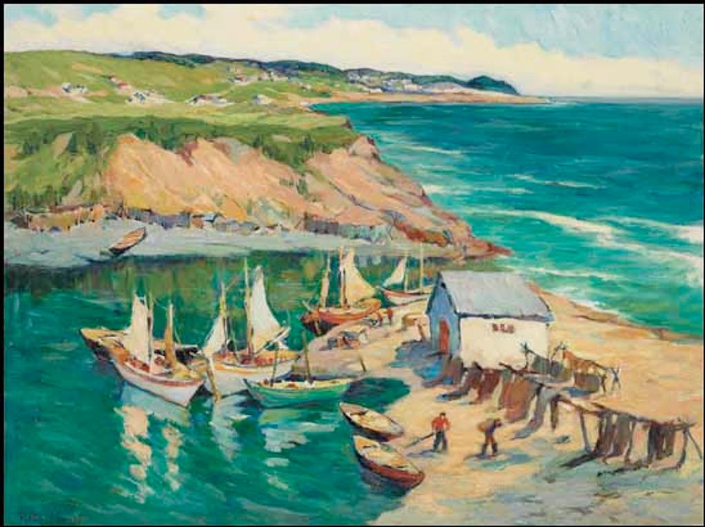 Rita Mount (1888-1967) - Village de L'Anse-aux-Gascons, Gaspé, Que.