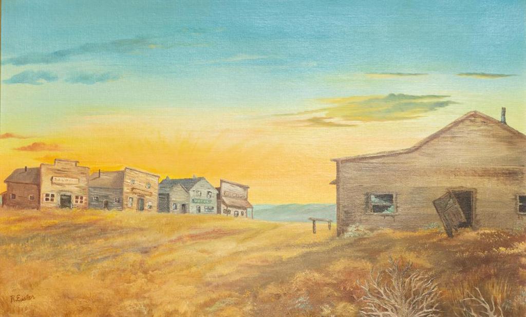 Richard Eisler (1924-2020) - Untitled - Ghost Town