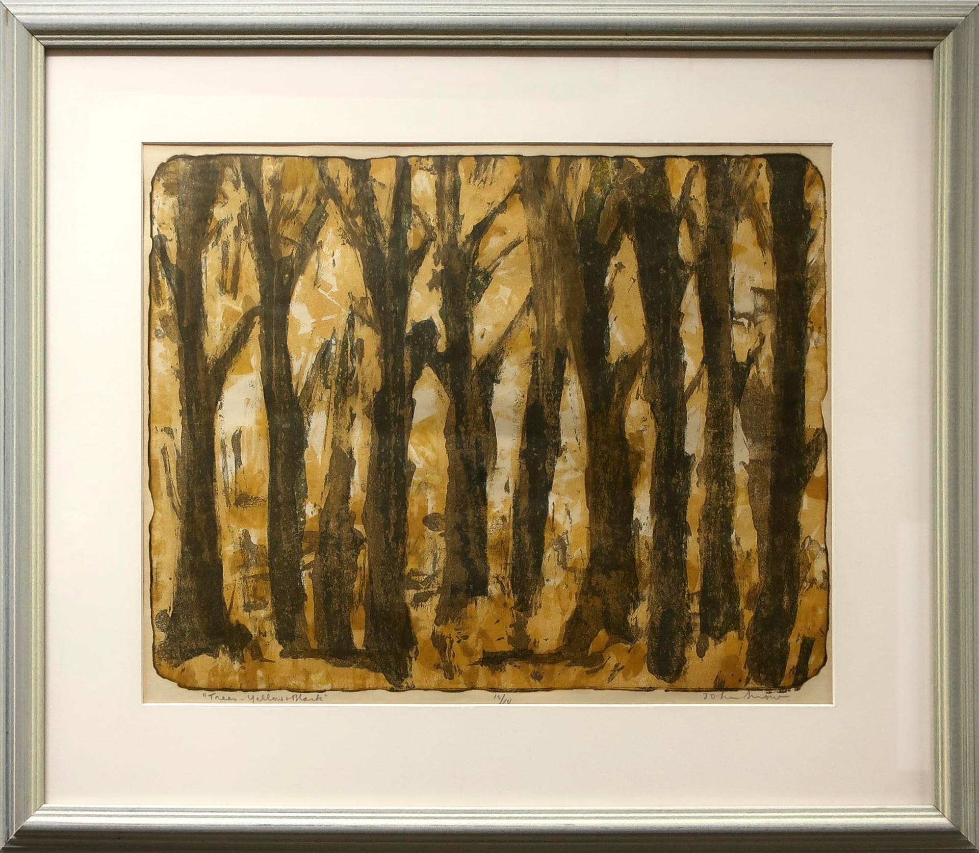 John Harold Thomas Snow (1911-2004) - Trees - Yellow & Black