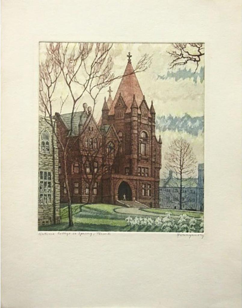 Nicholas Hornyansky (1896-1965) - Victoria College In Spring, Toronto