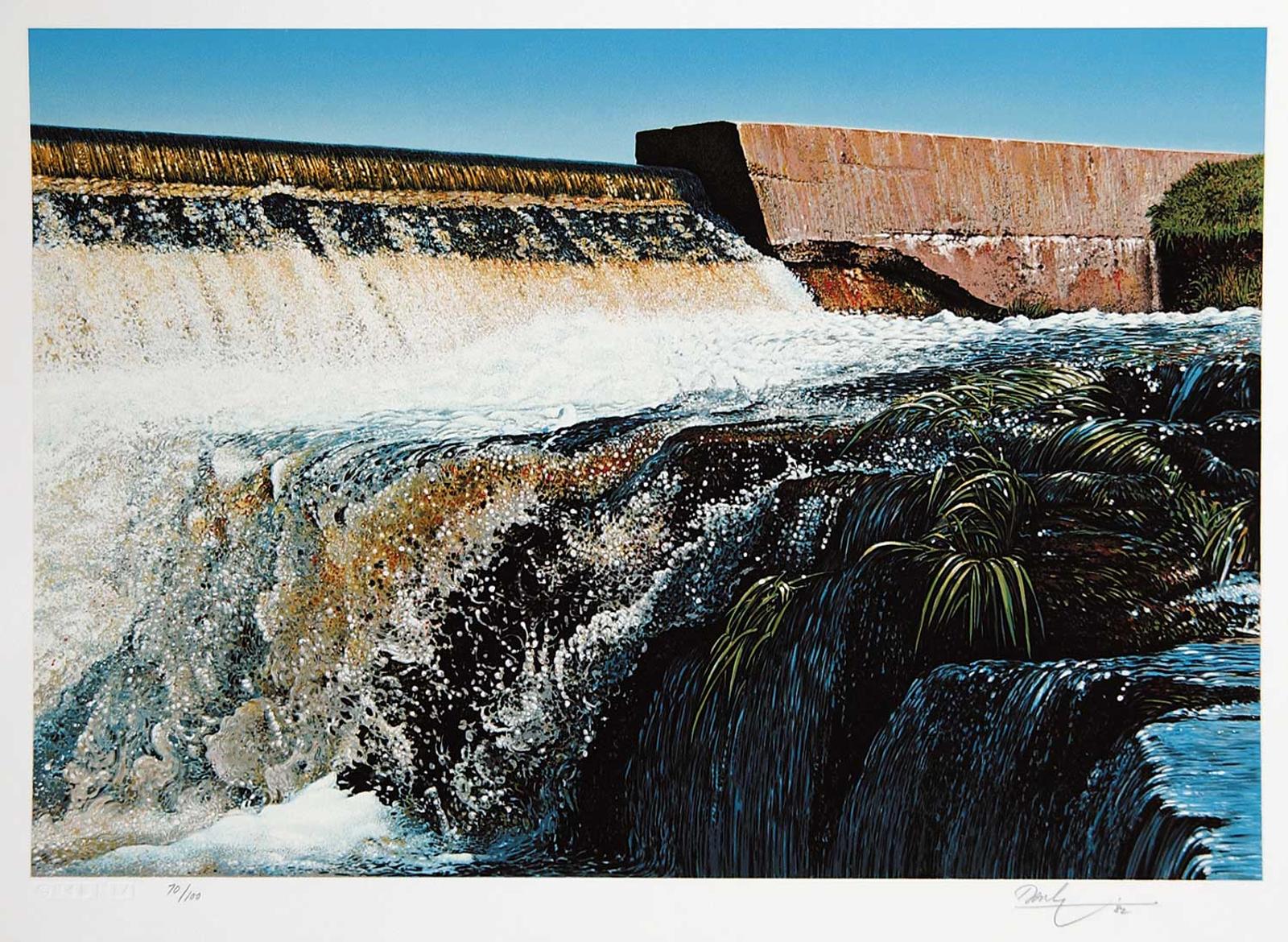 Kenneth (Ken) Edison Danby (1940-2007) - Untitled - The Dam  #70/100