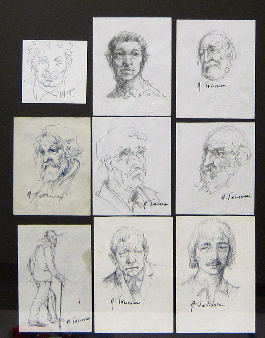 Armand Tatossian (1948-2012) - faces and figure