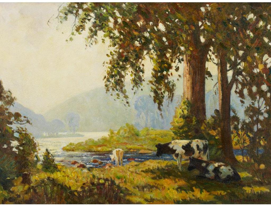 Frank Shirley Panabaker (1904-1992) - August Afternoon, Down The Grand River, Below Galt, 1960