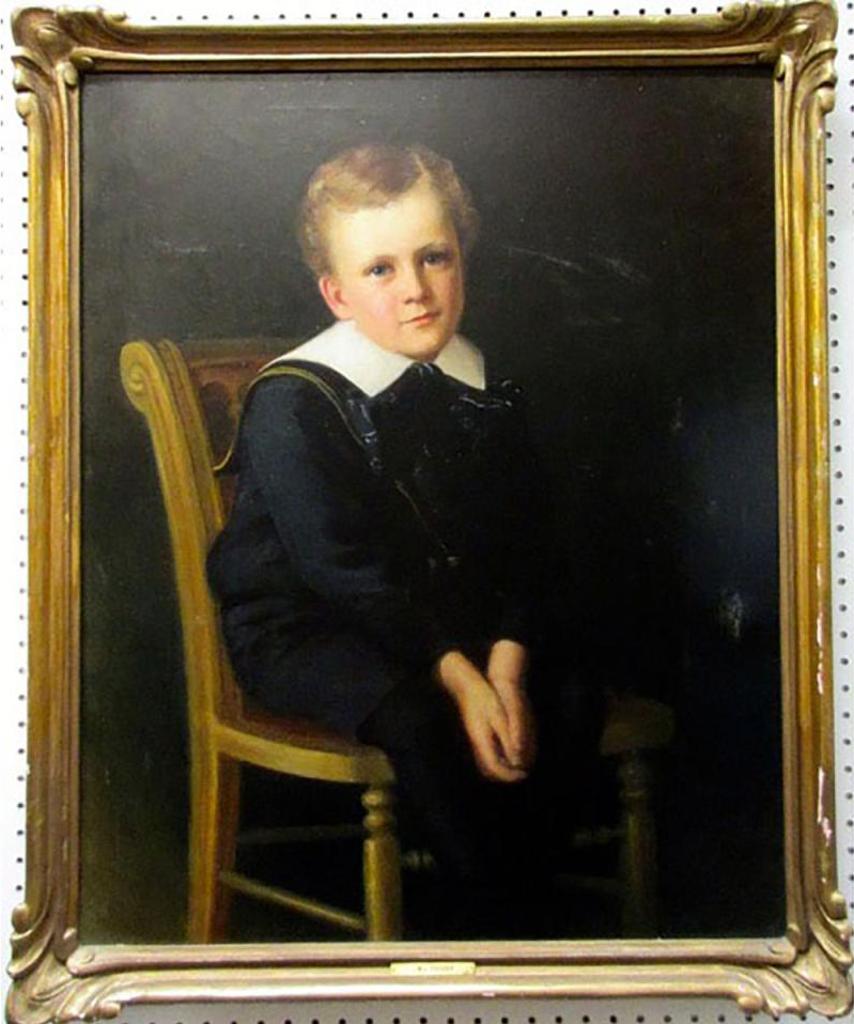 John Wycliffe Lowes Forster (1850-1938) - Portrait Of Allan Vernon Young, Hamilton, Ontario (B. 1886)