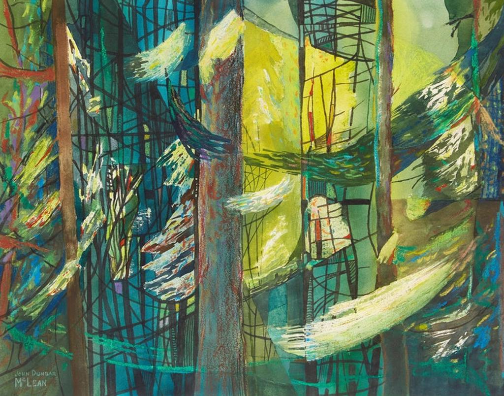 John Dunbar McLean (1920-2008) - Forest Lights