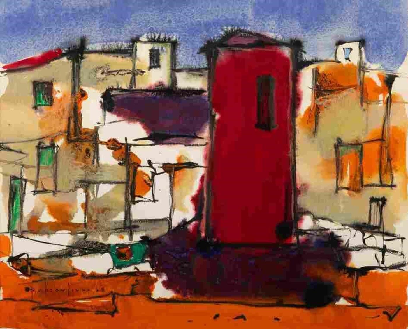 Paul Vanier Beaulieu (1910-1996) - CItyscape (1968)