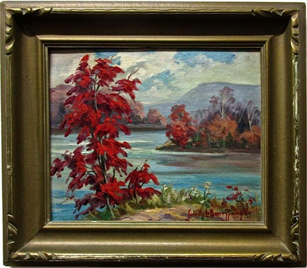 Juanita LeBarre Symington (1904-1980) - Fall Lake Scene