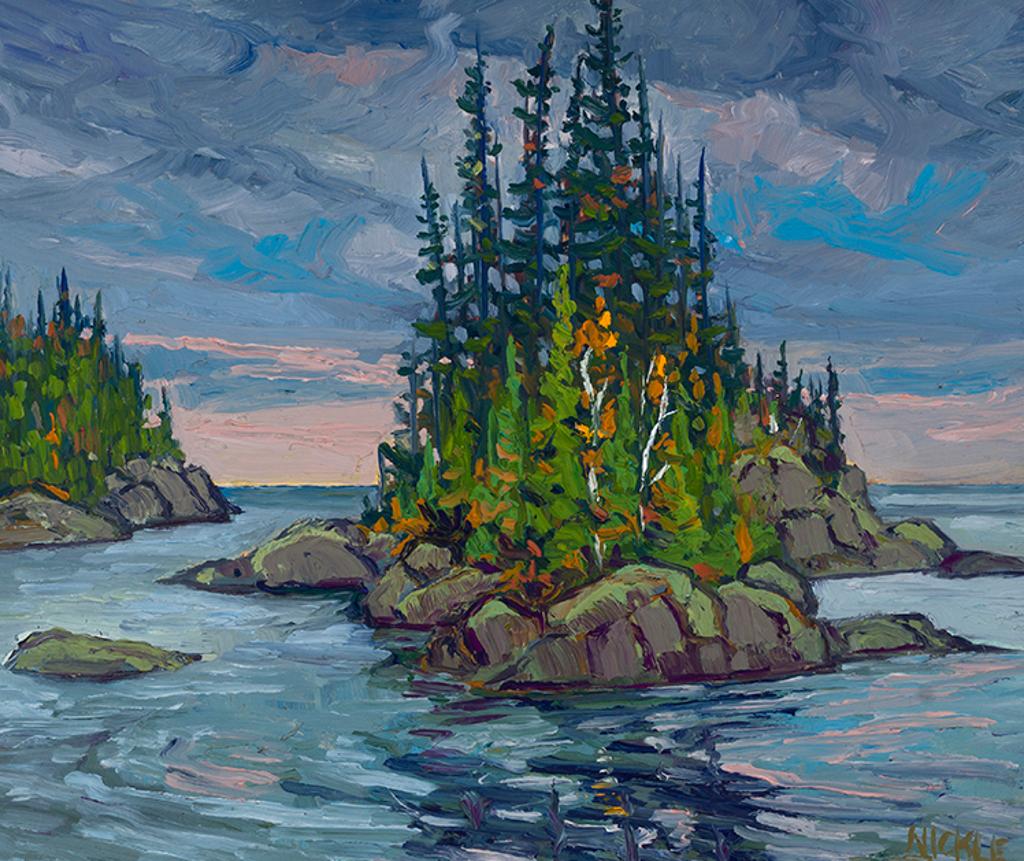 Lawrence Nickle (1931-2014) - Island Michipicoten Harbour, Lake Superior
