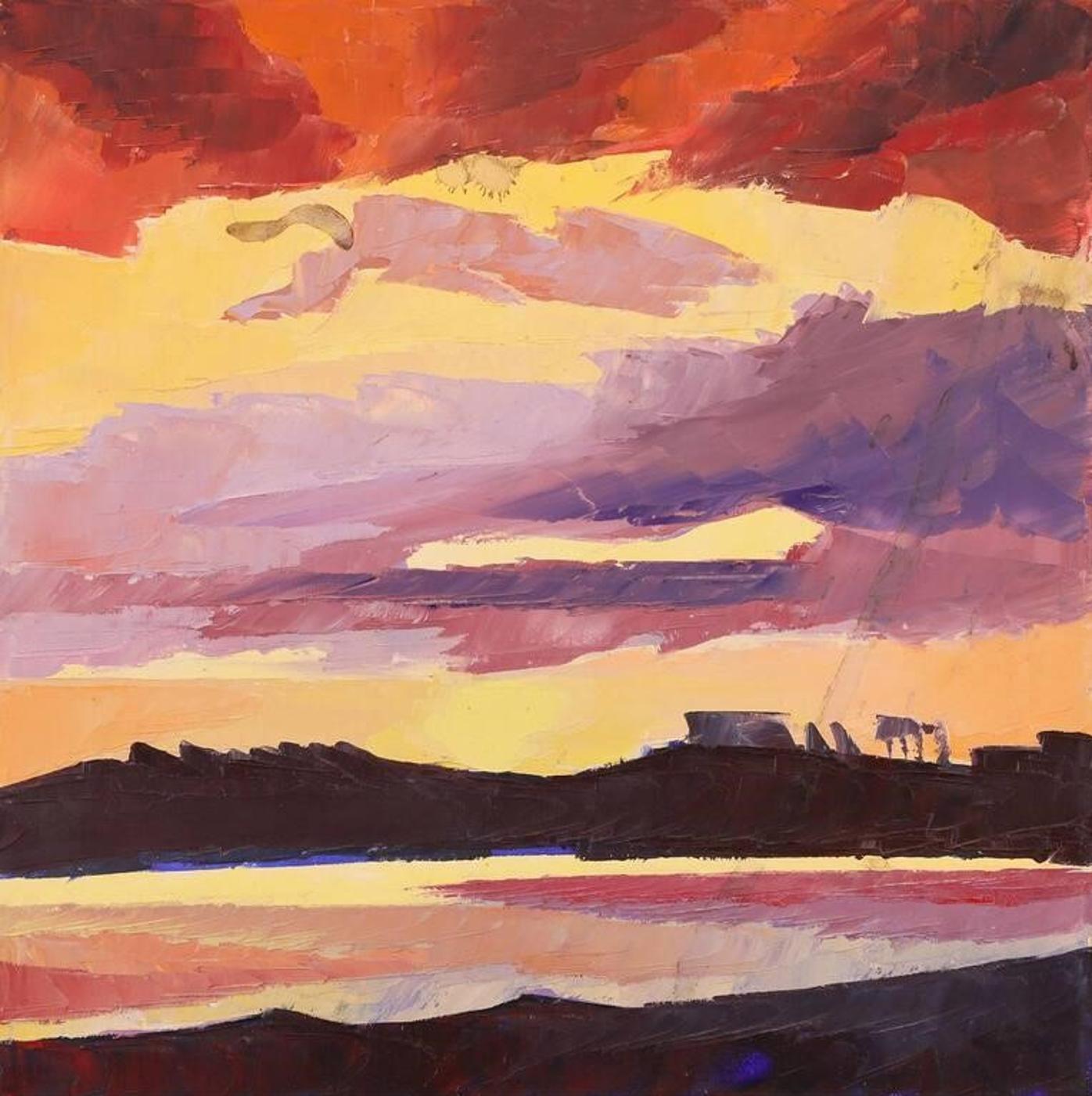 David Pugh (1946-1994) - Lake Sunset; 1993