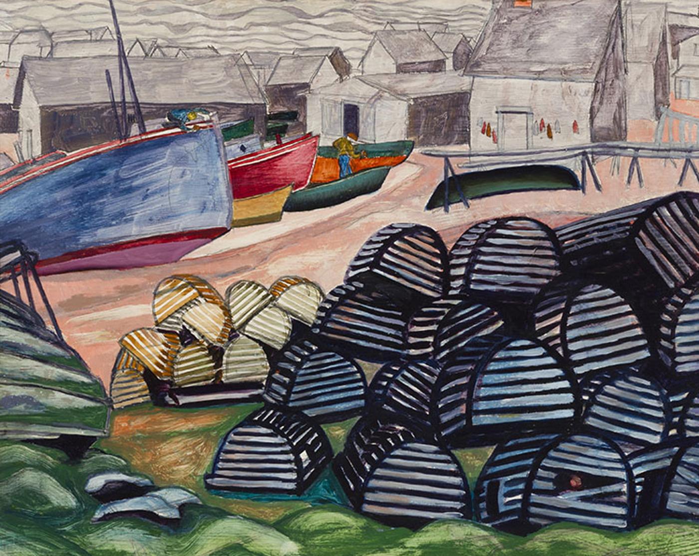 Isabel Grace McLaughlin (1903-2002) - Neils Harbour, Cape Breton Island