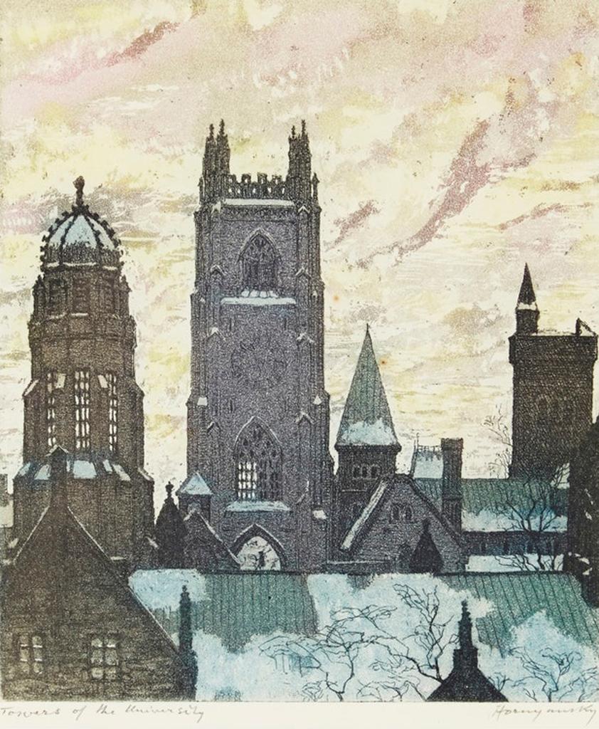 Nicholas Hornyansky (1896-1965) - Towers of the University