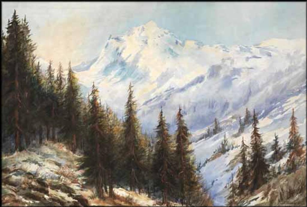 Marmaduke Matthews (1837-1913) - Mountain Scene