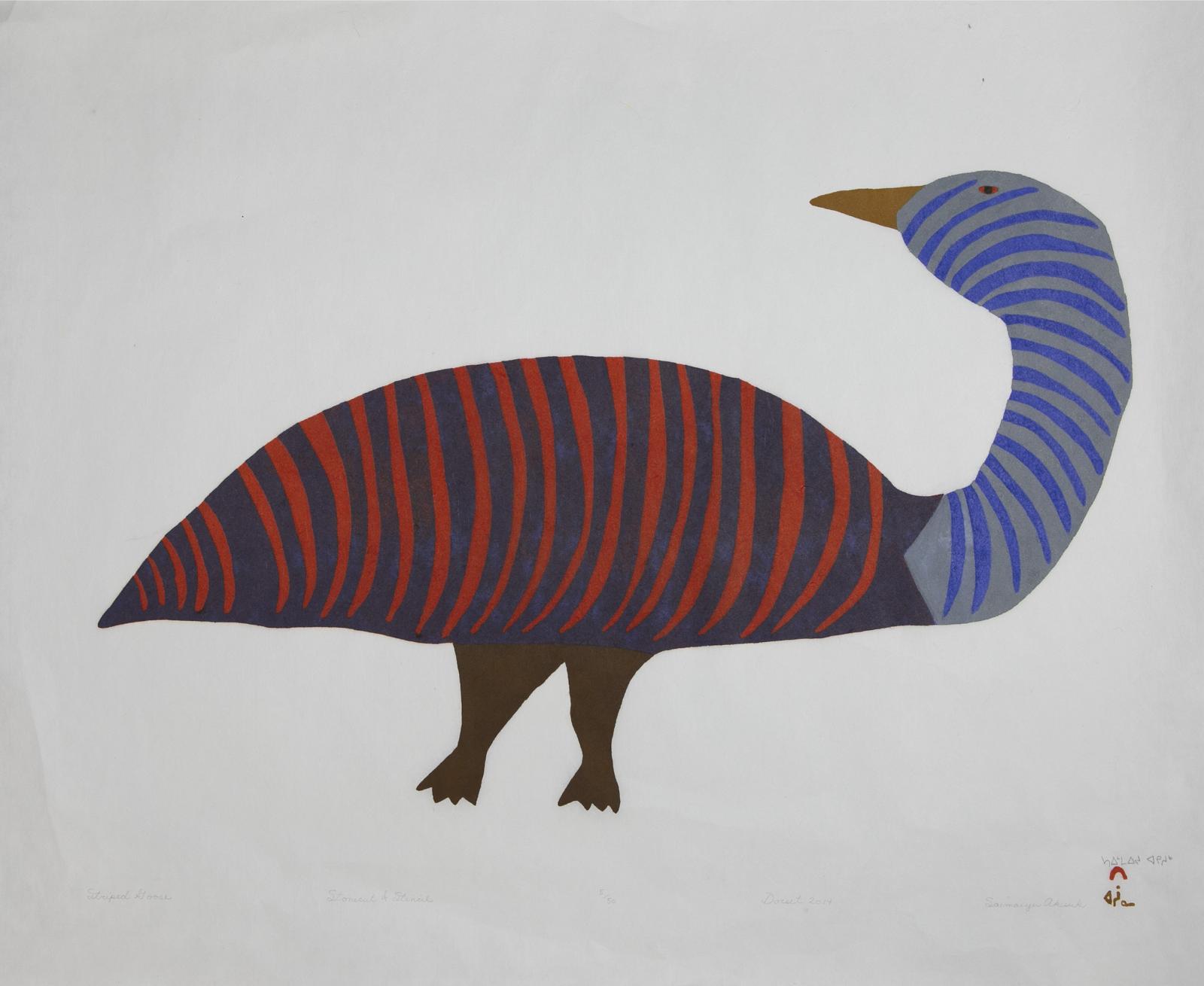 Saimaiyu Akesuk (1988) - Striped Goose