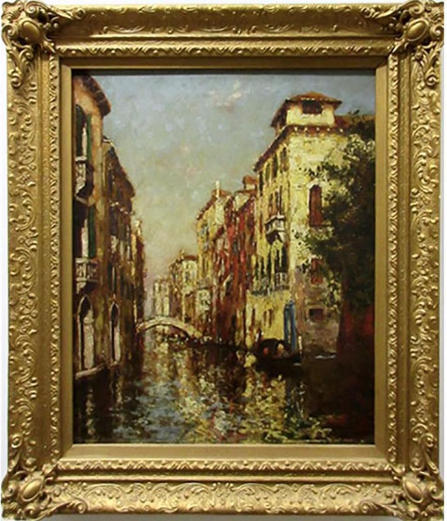 Charles Cousin (1904-1972) - Venice Canal Scene
