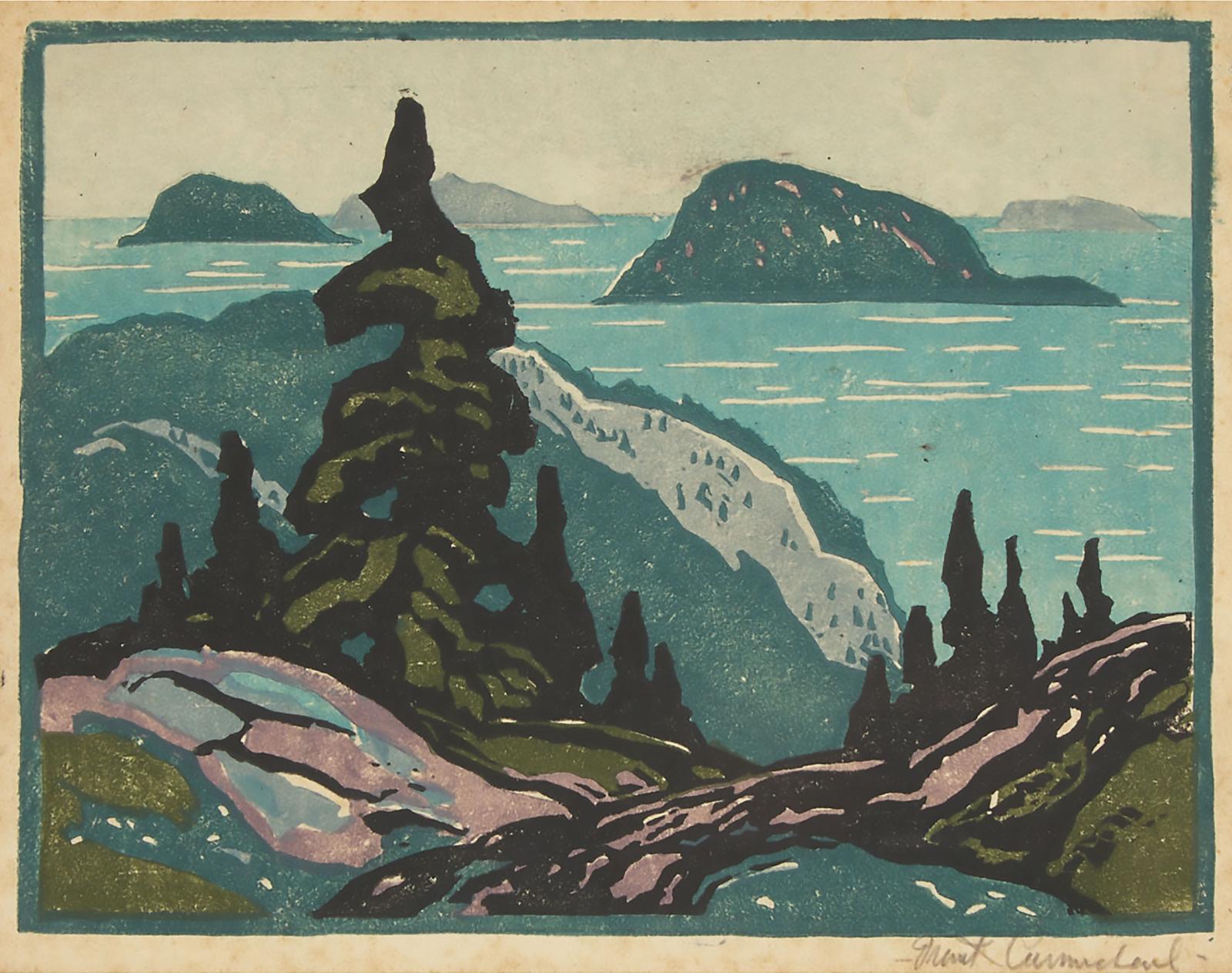 Franklin H. Carmichael (1898-1992) - Untitled (Lake Superior Scene)
